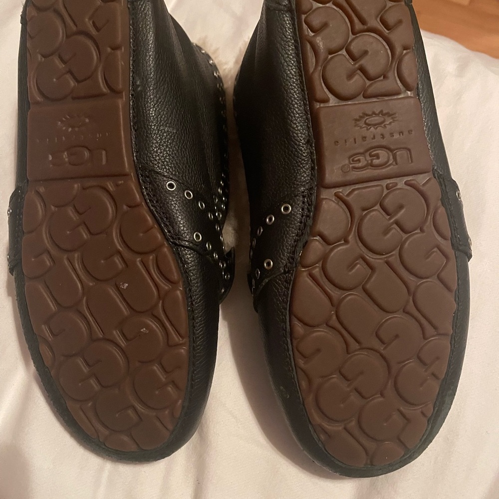Alena leather uggs with embellishments